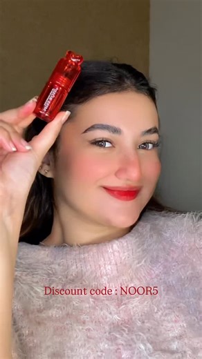 NOOR KHAN 🇵🇰🇵🇸| Makeup , Skincare & Beauty 🦋 on Instagram: "Discount code : NOOR5 @missrosepakistanofficial 🧚🏼‍♀️ Blush lip tint lip blush missrose tint missrosepakistan officially makeup skincare no makeup everyday makeup glowing makeup"