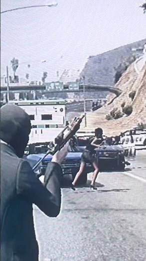 GTA5 Bank Robbery Fail