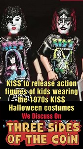 KISS to release action figures of kids wearing the 1970s KISS Halloween costumes, we discuss on Three Sides of the Coin. #kiss #kissarmy #threesidesofthecoin #genesimmons #paulstanley #petercriss #acefrehley #podcast #tommythayer #ericsinger #teamkiss | Three Sides of the Coin