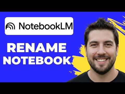 How To Rename A Notebook In NotebookLM (Working 2026)