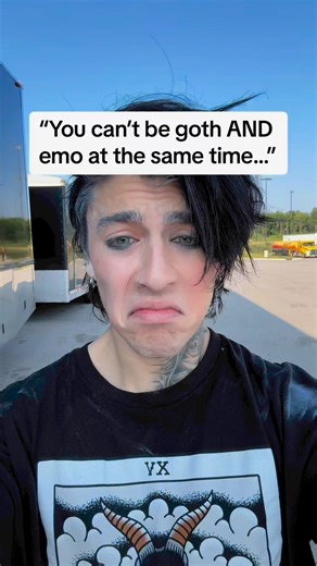 “You can’t be goth AND emo at the same time…” oh yeah? Then explain this… #emo #goth #gothic #alternative | Tx2 Official