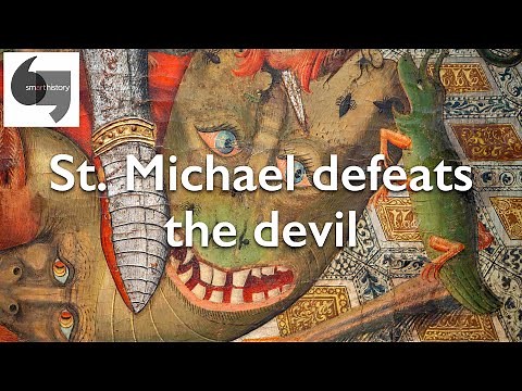 St Michael defeats the devil in Renaissance Spain