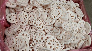 [Hot Item] Restaurant-Grade Uniform-Cut Frozen Lotus Root Slices for Professional Chefs and Gourmet Asian Fusion Dishes Frozen Vegetable IQF Vegetables