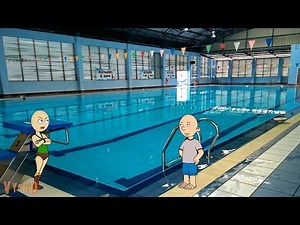 Classic Caillou Fails The Swimming Race / Grounded