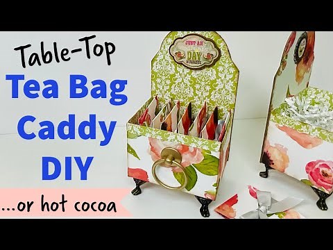SUPER EASY TUTORIAL! tea caddy/GREAT ANYTIME GIFT IDEA!! simplified process!!