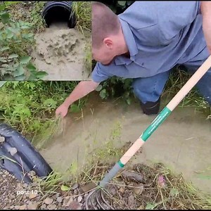 39K views · 605 reactions | Unclogging A Muddy Plastic Culvert Until It Runs Clean | Post 10 | Facebook