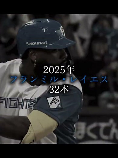 パリーグ歴代ホームラン王【2025年〜2021年】 #レイエス #山川穂高 #近藤健介 #浅村栄斗 #ポランコ #杉本祐太郎