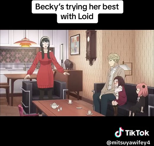 Becky Meets Loid: A Heartwarming Encounter | Anime Spy Family Edit