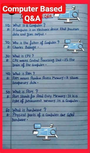 Computer Based Que/Ans|| Computer Related Que/Ans ||