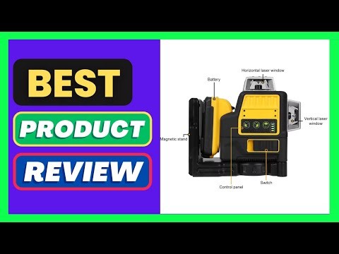 Hikity 12 Lines Laser Level Horizontal And Vertical 360° Self-leveling 3 x 360