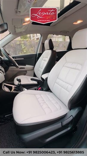 Kia Sonet Luxury Interior Upgrade – Legato Premium Seat Covers #viralreels #kiasonet