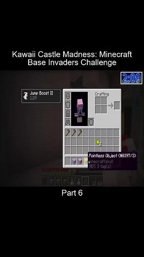 Part_6 Kawaii Castle Madness Minecraft Base Invaders Challenge