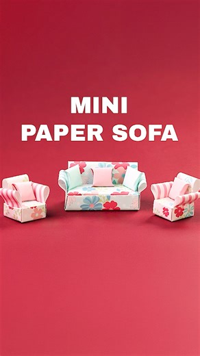 12K views · 61 reactions | How to Fold a Paper Sofa | DIY Mini Paper Sofa | Origami Sofa Tutorial #ventunoart #craft #diy #diycrafts #craftideas #papercraft #sofa | Art All The Way | Facebook