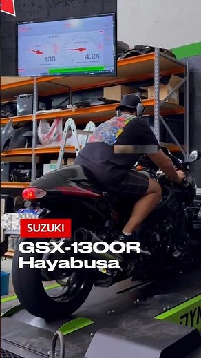 🏍️ Dyno Test Suzuki GSX1300R Hayabusa — ECU Remap, DNA Air Filter & Stock Exhaust | Top Speed