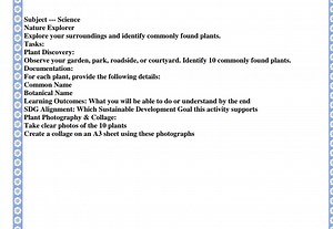 Subject --- ScienceNature ExplorerExplore your surroundings a... | Filo