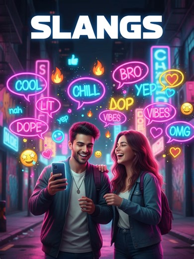Aprende algunos de los slangs más usados en inglés para sonar más natural en conversaciones reales, series, redes sociales y chats. Aquí verás expresiones informales con ejemplos en inglés y su significado en español para que entiendas cómo hablan los nativos en el día a día. 💬🔥 😎 cool — genial / chévere 👉 That movie was so cool! — ¡Esa película estuvo genial! 😂 LOL — me estoy riendo mucho 👉 LOL, that was funny! — Jaja, eso fue gracioso. 🤷‍♂️ meh — más o menos / no importa 👉 The movie wa
