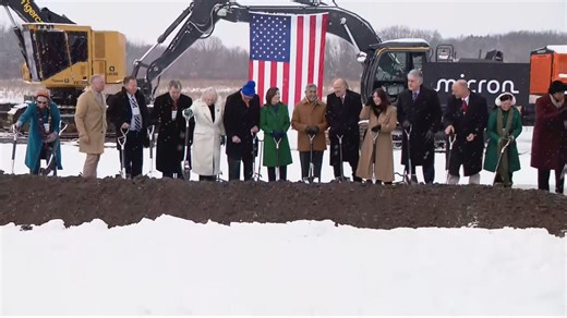 Micron semiconductor facility breaks ground in Onondaga County