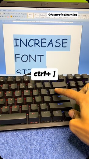 112K views · 7.6K reactions | Computer ️ shortcut key for Increase font size #réel #reels #increase #font #tricks #shortcut #viral #new #viralvideos #viralreels #viralreel #trending #trend #trendingreels #trendingnow #trendingvideos #facebook #followers #instagram #instamood #instagood #instadaily #insta #foryou #foryoupage @highlight | Fast Typing Learning | Facebook