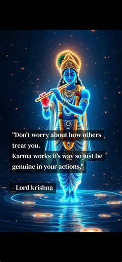 Karma and Genuine Actions: Wisdom from Lord Krishna