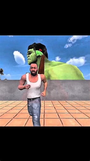 😱 Green Hulk Head Was Opened, Franklin Controls Green Hulk Brain 🧠 #IndianBikeDriving3d #viral #