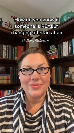 Dr Kathy Nickerson on Instagram: "How do you know if your partner is REALLY changing after an affair? Here are three signs you can look for: changed understanding, changed behavior, and whether or not they are struggling with changing — because change isn't easy or comfortable! Let's talk about this in more detail. Have you seen these changes in your relationship? #affairs #affairrecovery #infidelity #infidelityrecovery #cheating"