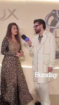 Hiba Bukhari's Stunning Red Carpet Look Steals The Show At LSA 2025 ✨ #hibabukhari #lsa2025 | S13Q