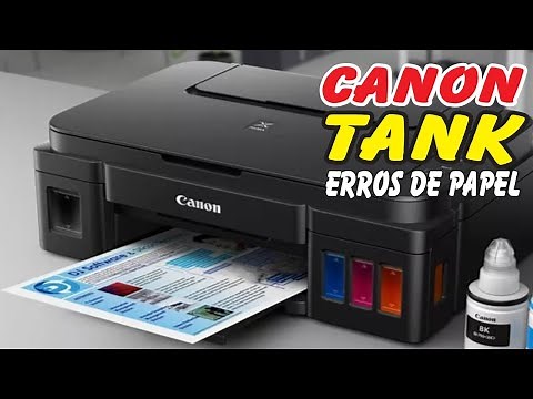 COMO resolver ERRO DE PAPEL na CANON TANK
