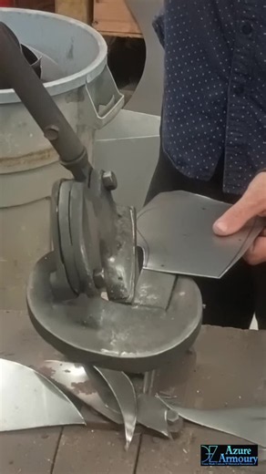 jumping projects for a second. this is for a different arm harness. #azurearmoury #asmr #asmrvideo #handmade #metalfabrication