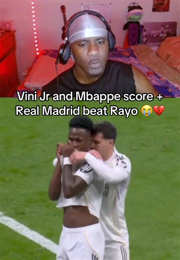 Vini Jr and Mbappe score and Real Madrid beat Rayo 😭💔 #realmadrid #testdummysaint #vinijr #soccerskills #futbol