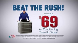 ARS Rescue Rooter TV Spot, 'Beat the Rush: $69 Air Conditioning Tune-up'