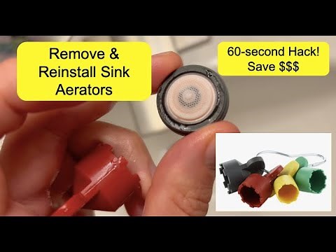 How to Replace a Sink Aerator