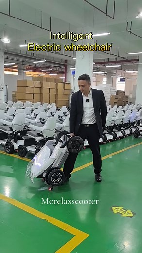 Intelligent Electric Folding Wheelchair Scooter — Wholesale Mobility Scooter
