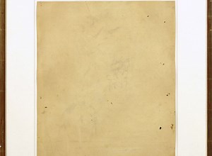 Erased de Kooning Drawing, 1953.