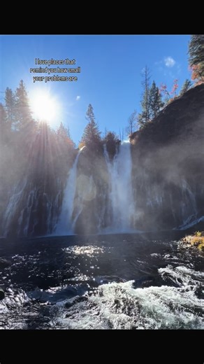 Maya Stryker on Instagram: "Some places don’t fix your problems. They just make them quieter. #perspective #naturetheraphy #chasingwaterfalls #mentalreset #findyourcalm #reelmood #quietthenoise"