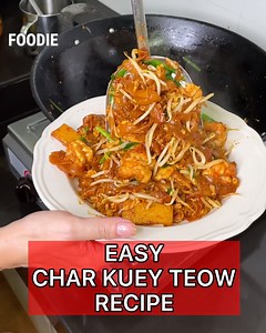 1.1M views · 10K reactions | Here's how to make easy & delicious Char Kuey Teow  Ingredients: -350g kuey teow -1 tbsp chili boh - Prawns - Fishcakes - Bean sprouts - Chives - 2 eggs Sauce Ingredients: - 2 tbsp soya sauce - 1 tbsp fish sauce - 1/2 tbsp oyster sauce - 1/2 tsp sugar & pepper - 1 tbsp dark soya sauce Chili paste: https://shp.ee/kp2eq2t Kuey teow: https://shp.ee/36hdeqt | KL Foodie | Facebook