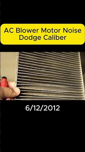 Stop Ignoring This Noisy AC Blower Motor #mechanic #dodge #CarRepair #GarageLife