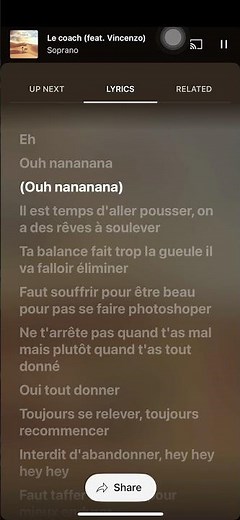 le coach soprano lyrics