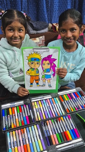 NARUTO ANIME DRAWING COLOURING #naruto #narutouzumaki #anime #animedrawing #narutodrawing