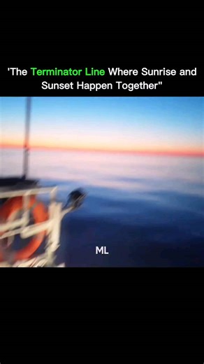 Trend Snap on Instagram: "The terminator line is the moving boundary where night meets day on Earth. As our planet rotates, this line slowly shifts across the surface—creating sunrise on one side and sunset on the other at the exact same moment. It’s a beautiful reminder of how Earth’s curved shape and steady rotation give us time zones, gradual sunlight, and the daily rhythm of day and night. A simple line… defining the world we live in. 🌍✨ Credit: seachefgarry445 (YouTube) ⚠️ Disclaimer This 