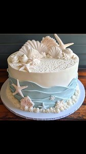 Beautiful Beach Cake Ideas for You! 💖 #ctto #cttophotonotmine #forideasonly #beachcake #sharingiscaring #cakeinspo #cakeideas #cakedesign #kukiliciouscake #fbreelsfypシ゚ #reelschallenge | Kukilicious Cakes