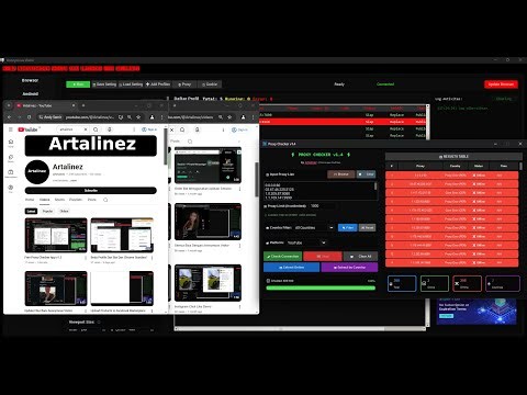 Proxy Checker v1.4 Untuk Youtube #tutorial #proxy #freeproxy #bot #youtube #tiktok #facebook