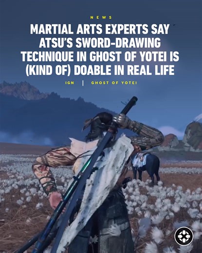 7M views · 9.8K reactions | In Ghost of Yotei, Atsu draws a very long sword, the Odachi, from her back because she already has two swords at her hip, which Japanese martial arts practitioners say is doable, but takes effort and training to pull off smoothly. Head to the link in the comments for more info. | IGN | Facebook