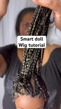 Recreating a celebrity hairstyle with a braided updo on a Smart doll #braidhairstyles #braidstyles