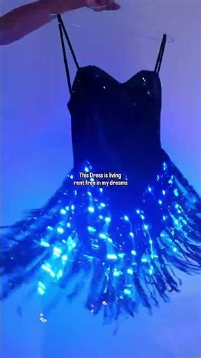 LED Fringe Sequin Dress for Festival and Night Outfit Inspiration