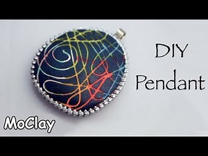 DIY Pendant - Polymer clay tutorial