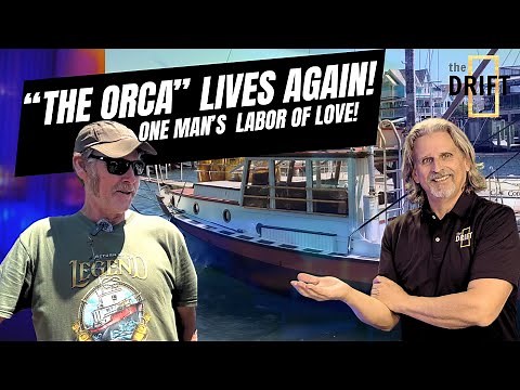 🦈 Return of the ORCA! 🚤 Quint’s Boat Reborn on Martha’s Vineyard for JAWS 50th 🎥🔥