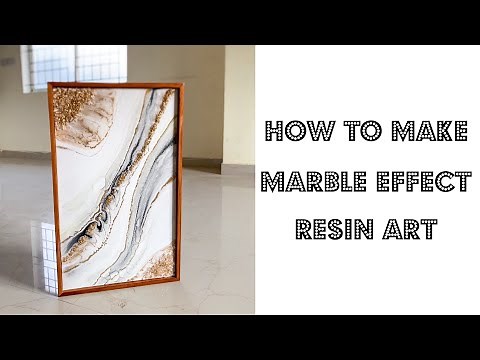 How to Make Marble Effect Resin Art