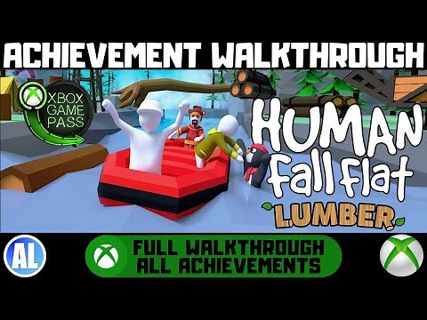 Human Fall Flat - Lumber Level #Xbox Achievement Walkthrough - Xbox Game Pass