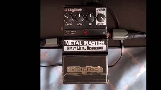 digitech metal master失真吉他单块效果器试听视频