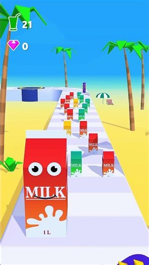Milk box run Gameplay Juice Run game #games